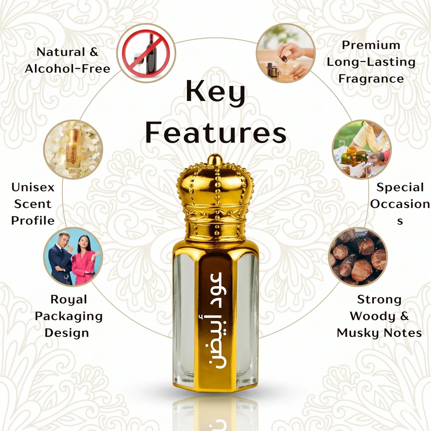 White Oud Attar - 15ML (Buy 1 Get 1 Free)