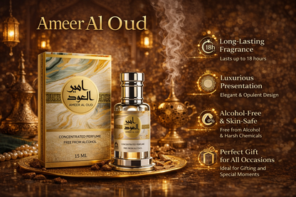 Ameer Al Oud | Concentrated Perfume Attar Oil (Buy 1 Get 1 Free)