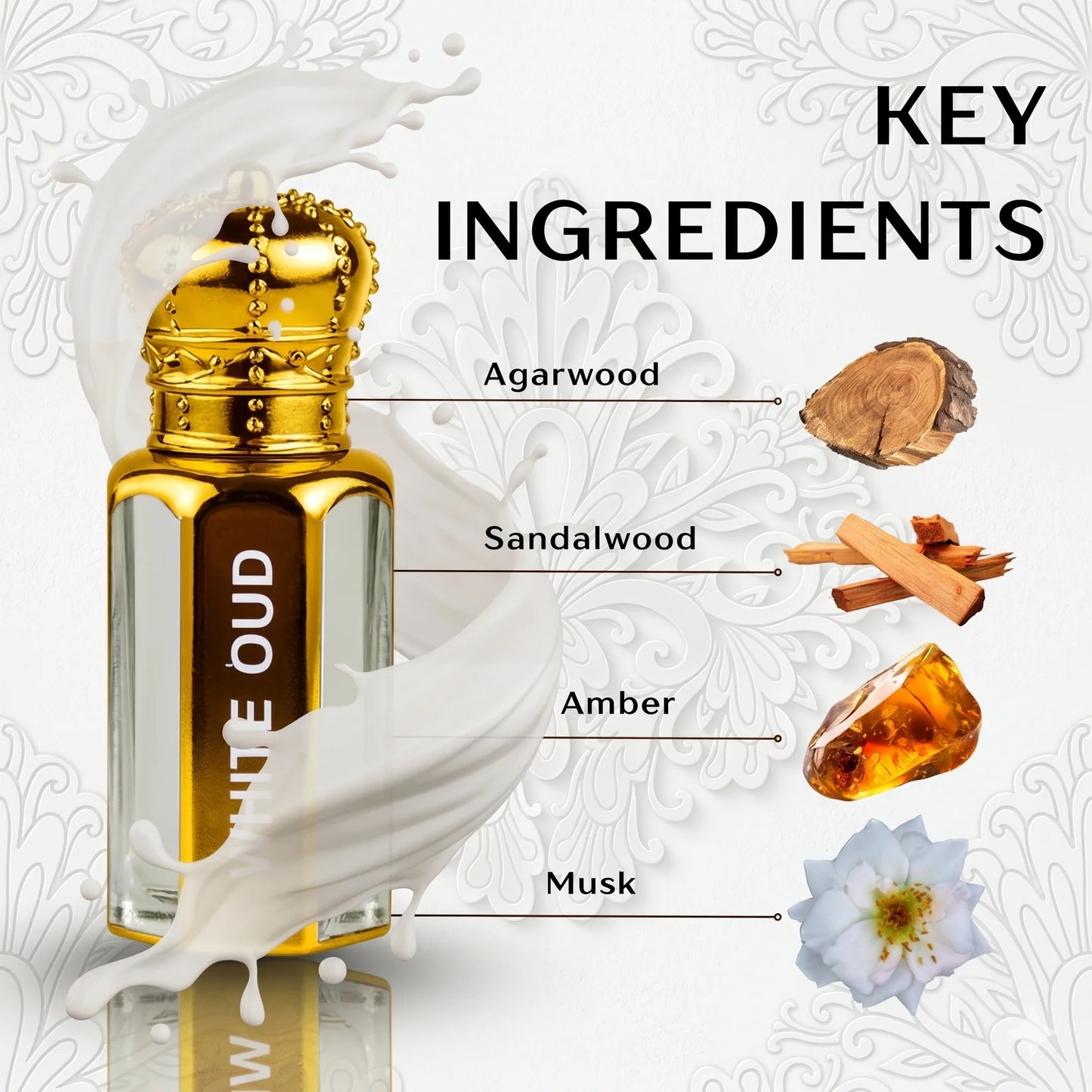 White Oud Attar - 15ML (Buy 1 Get 1 Free)
