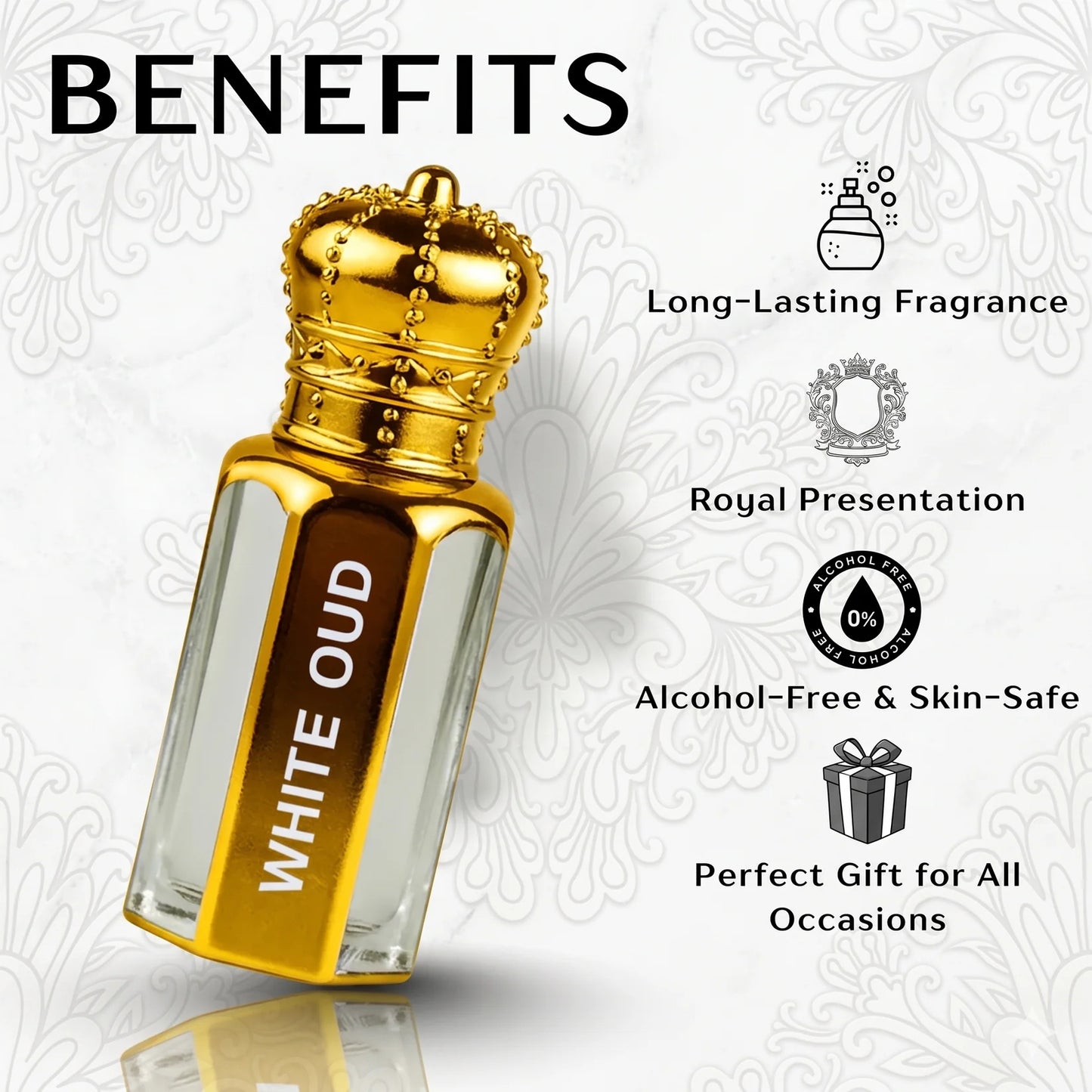 White Oud Attar - 15ML (Buy 1 Get 1 Free)