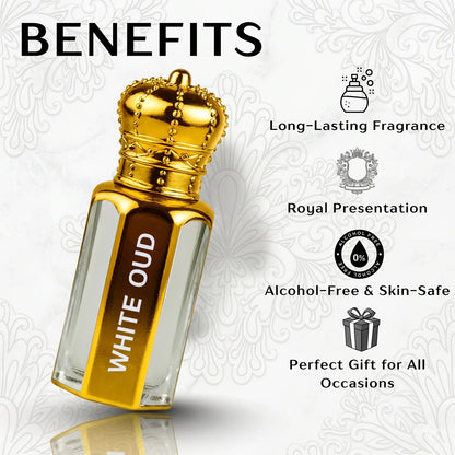 White Oud Attar - 15ML (Buy 1 Get 1 Free)