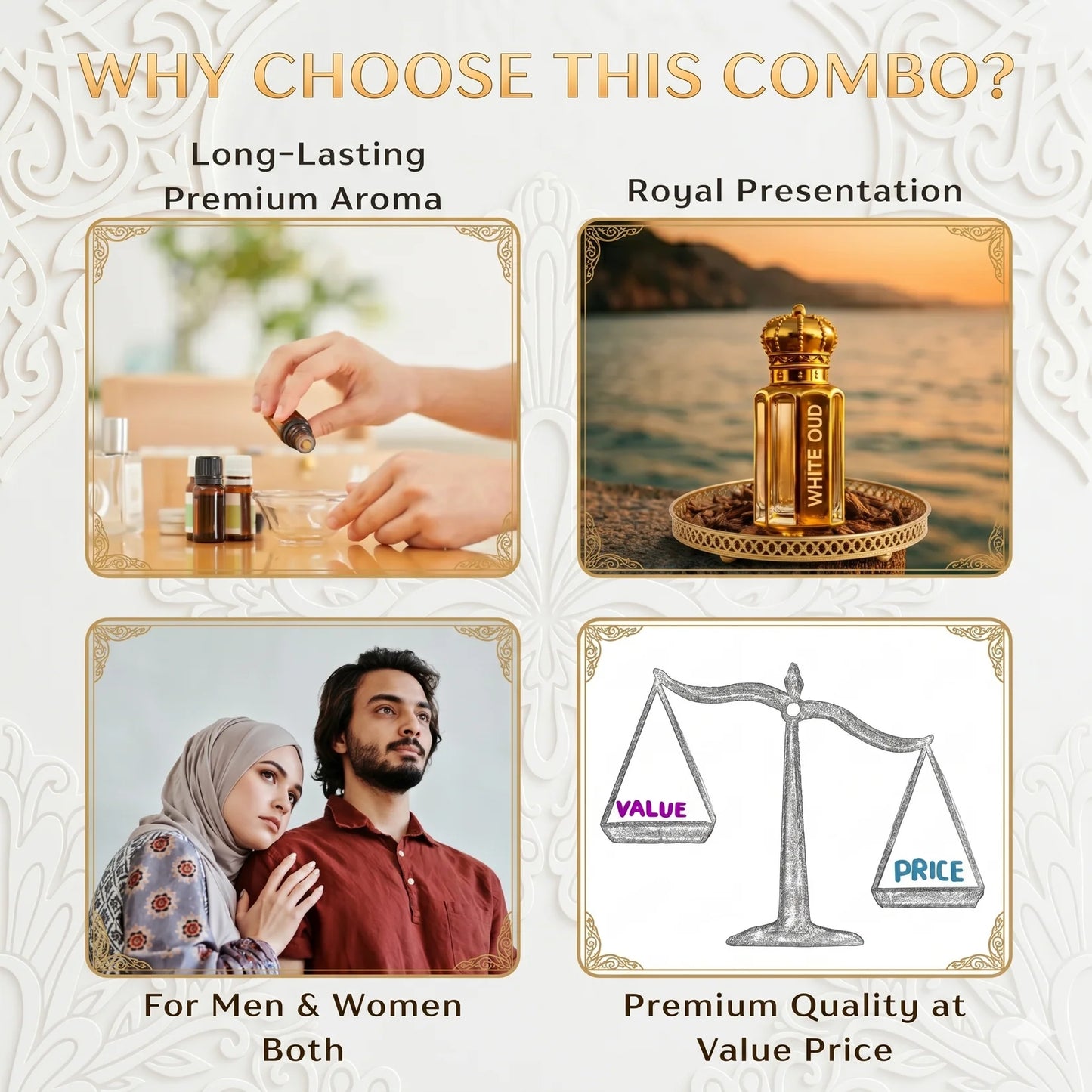White Oud Attar - 15ML (Buy 1 Get 1 Free)