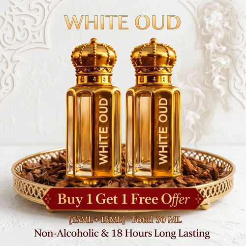 White Oud Attar - 15ML (Buy 1 Get 1 Free)