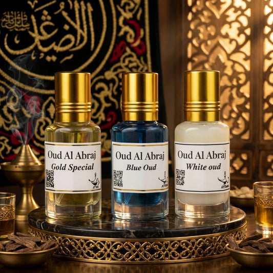 Premium Attar Combo | Gold Special | Blue Oud | White Oud  [Pack of 3] | 45ML