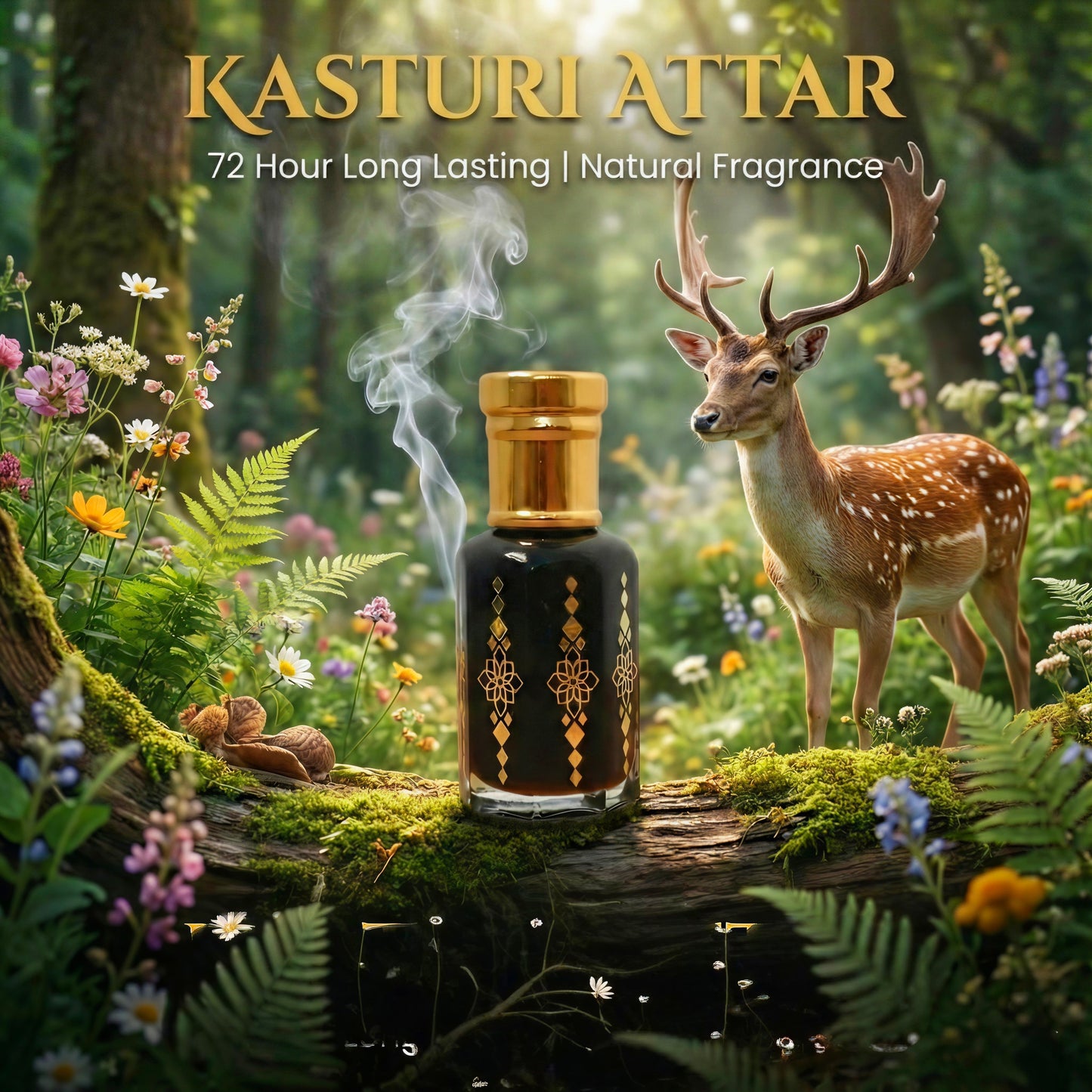 Original Kasturi Attar – Long-Lasting & Exotic Musk Fragrance  (Buy 1 Get 1 Free)