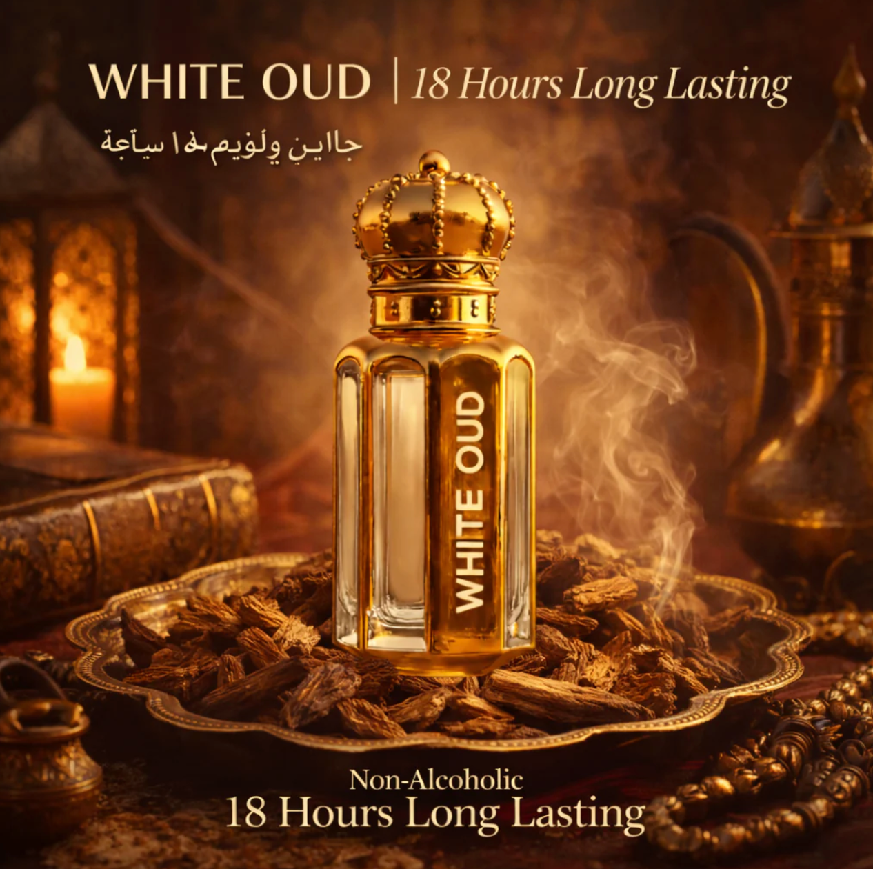 The White Oud Attar - 15ML + 15ML (BUY 1 GET 1 FREE)