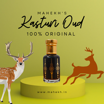 Original Kasturi Attar – Long-Lasting & Exotic Musk Fragrance  (Buy 1 Get 1 Free)